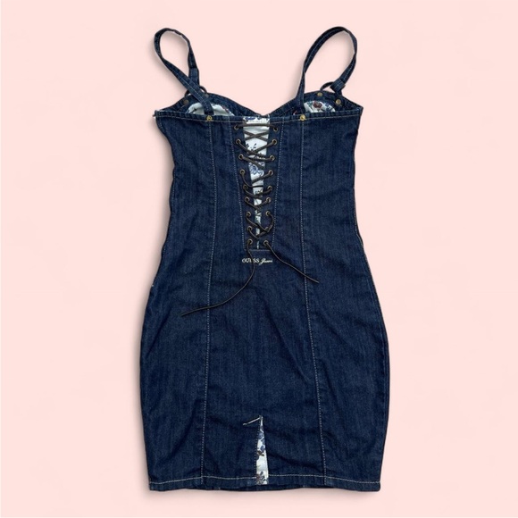 Guess Denim Bustier Corset Dress - Picture 2 of 8
